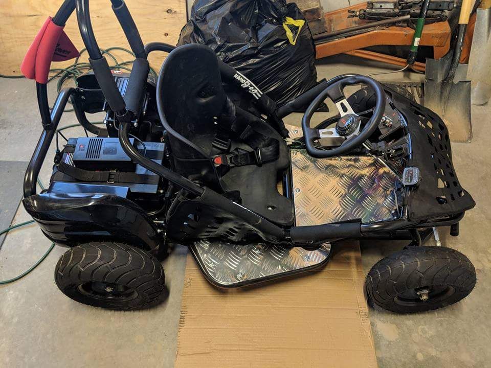 Go Bowen Baja Moto Go Kart 48v Brushless Modified Power Wheels Forum